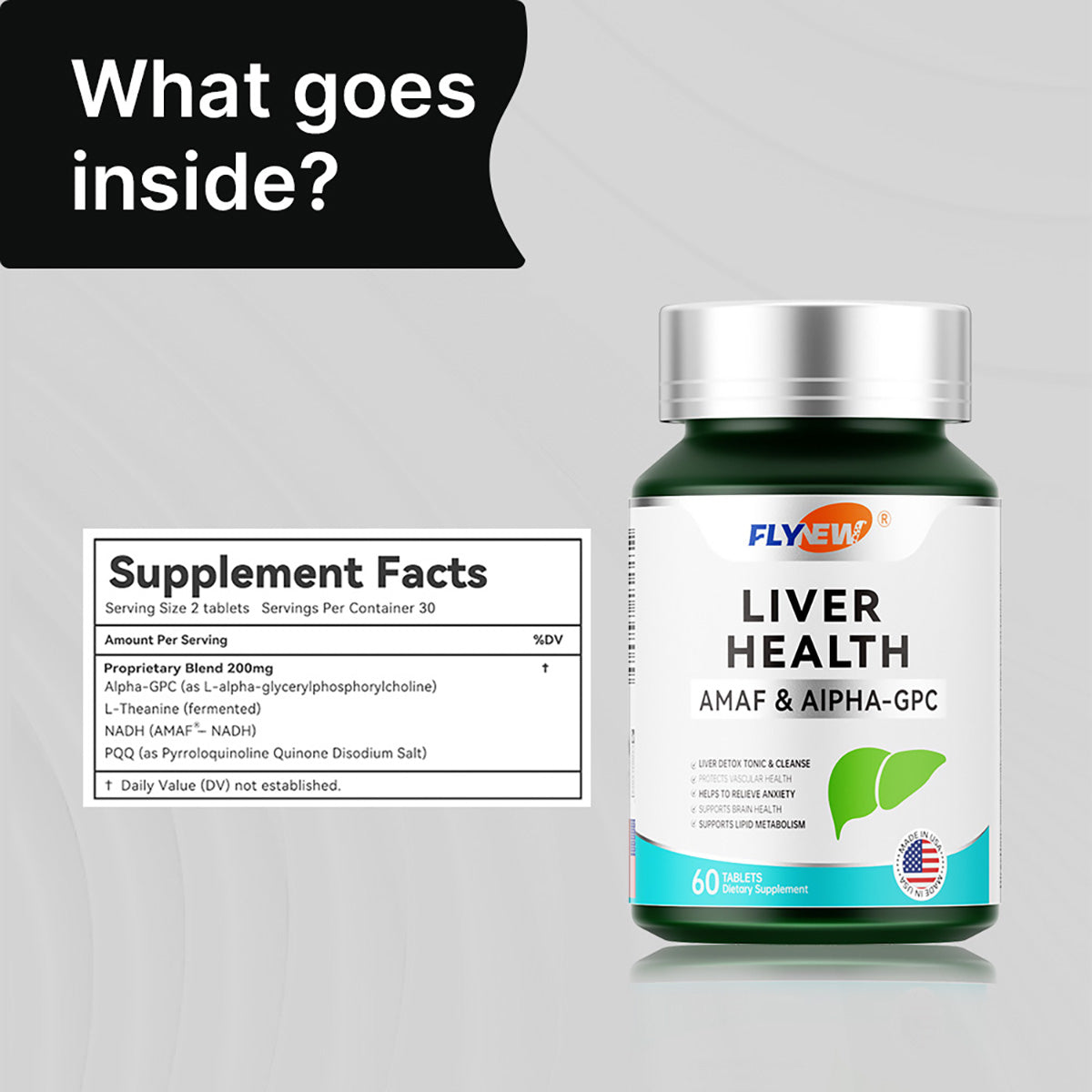 Liver Health Patented NADH 丨60 Tablets